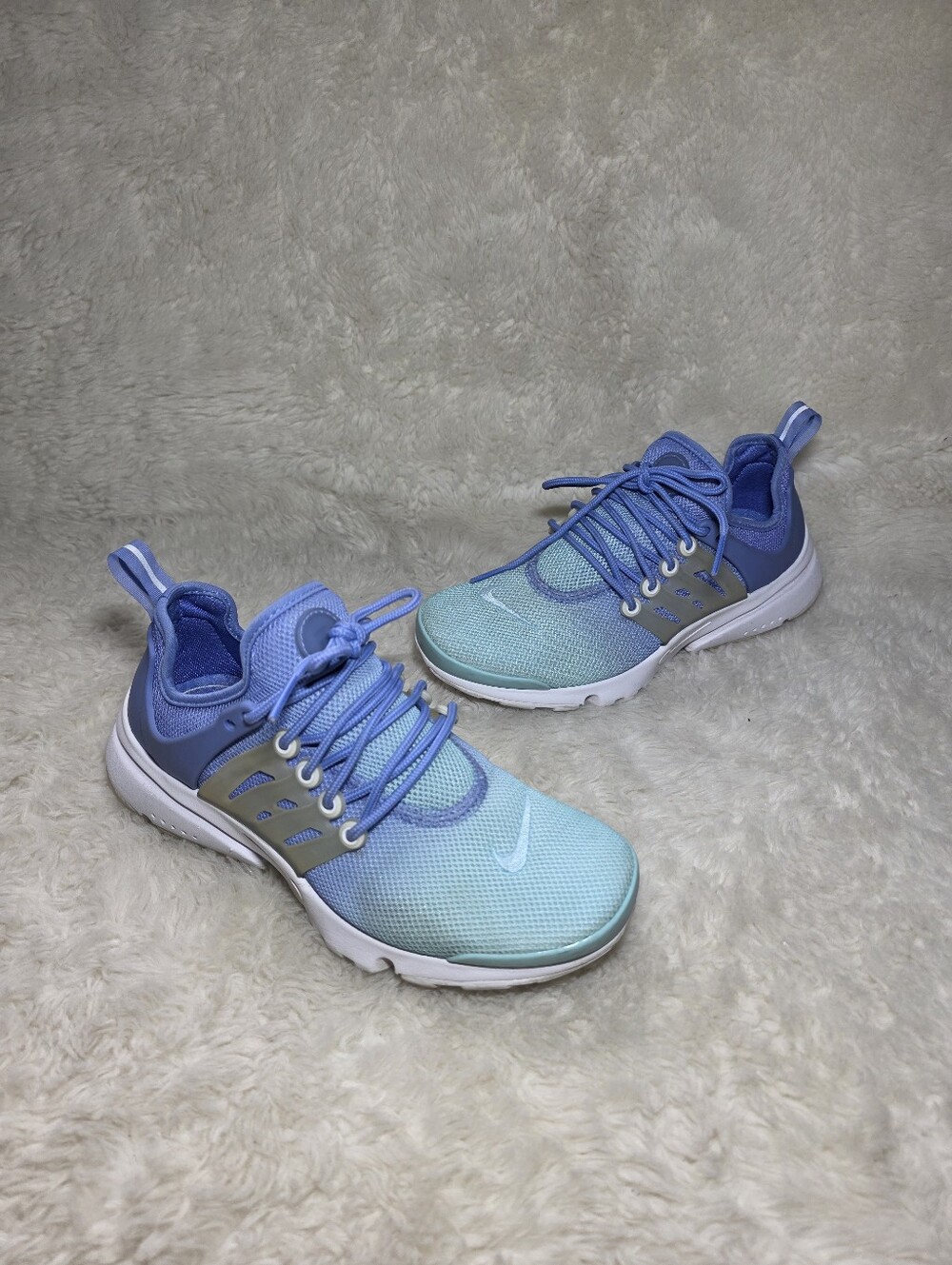 Nike Air Presto Ultra BR Still Blue Ombre Sneakers Womens 5.5 Pastel Mesh Y2K